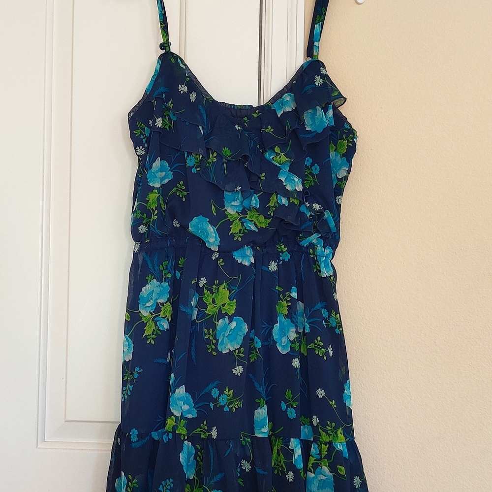 Blue Floral Dress